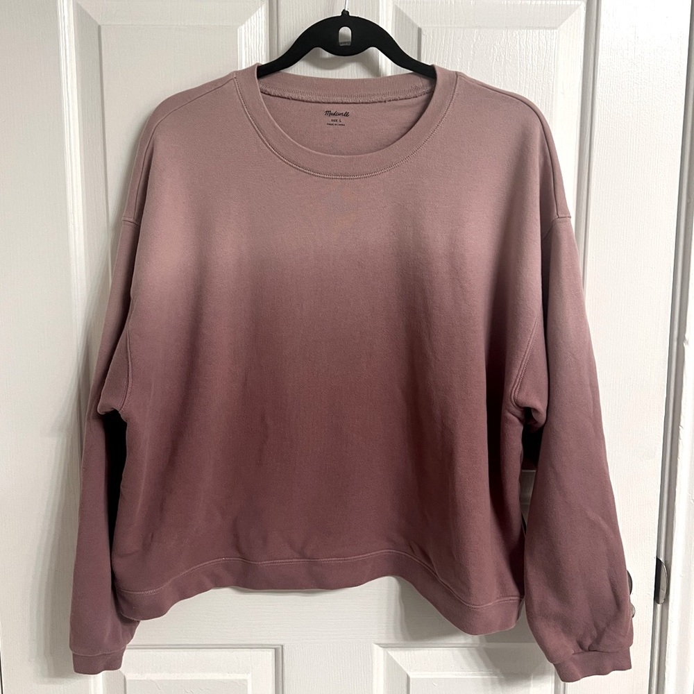 Ombre purple Madewell sweatshirt